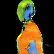 42x59 cm acrylic on paper 2013 title resonance of Exile 2