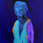 50x70cm acrylic on canvas ,title Resonance of Exile Vol 2