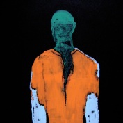 65x70cm acrylic on MDF title Alienated 2